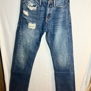 Artisan Men's Ripped Indigo Skinny Jeans